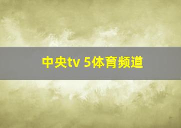 中央tv 5体育频道